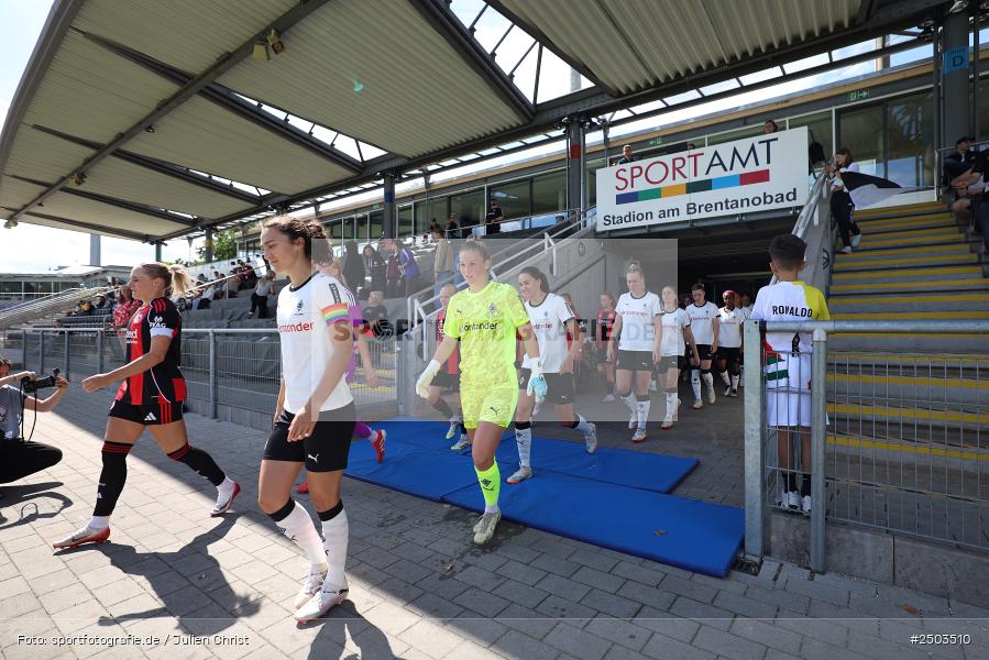 Stadion am Brentanobad, Frankfurt, 24.08.2025, sport, action, DFB, Fussball, 2. Frauen-Bundesliga, BGM, SGE, Borussia Mönchengladbach, Eintracht Frankfurt II - Bild-ID: 2503510 Stadion am Brentanobad, Frankfurt, 24.08.2025, sport, action, DFB, Fussball, 2. Frauen-Bundesliga, BGM, SGE, Borussia Mönchengladbach, Eintracht Frankfurt II - Bild-ID: 2503510