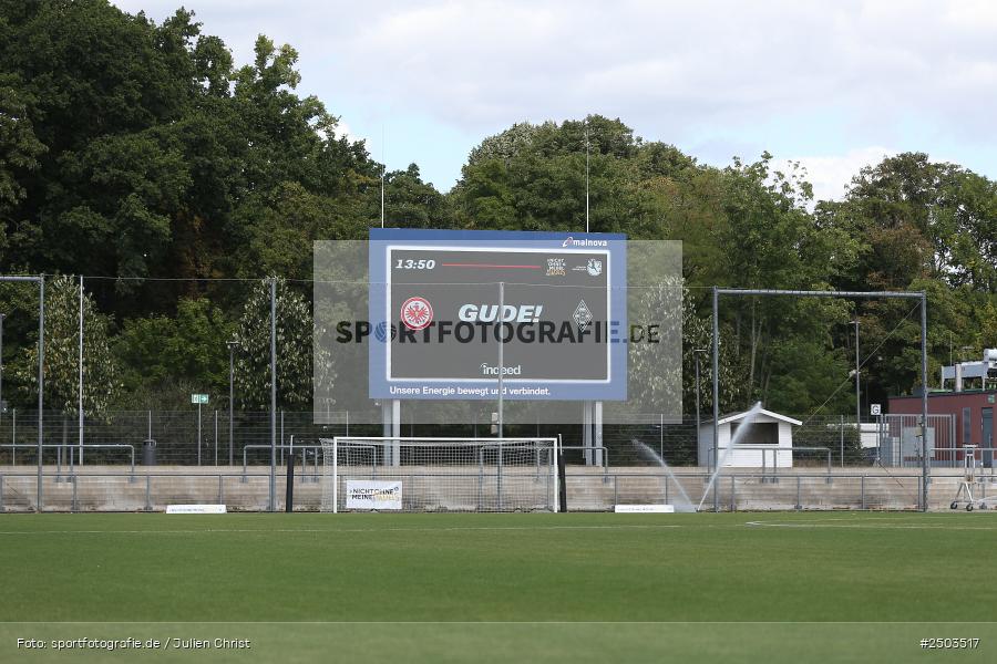 Stadion am Brentanobad, Frankfurt, 24.08.2025, sport, action, DFB, Fussball, 2. Frauen-Bundesliga, BGM, SGE, Borussia Mönchengladbach, Eintracht Frankfurt II - Bild-ID: 2503517 Stadion am Brentanobad, Frankfurt, 24.08.2025, sport, action, DFB, Fussball, 2. Frauen-Bundesliga, BGM, SGE, Borussia Mönchengladbach, Eintracht Frankfurt II - Bild-ID: 2503517