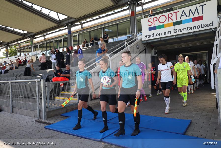 sport, action, Stadion am Brentanobad, SGE, Fussball, Frankfurt, Eintracht Frankfurt II, DFB, Borussia Mönchengladbach, BGM, 24.08.2025, 2. Frauen-Bundesliga - Bild-ID: 2503524