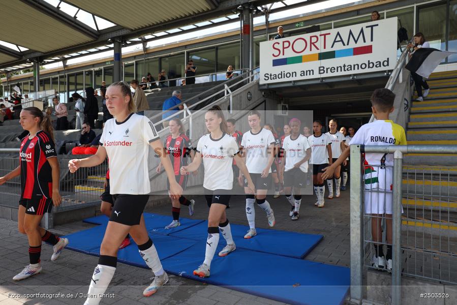 sport, action, Stadion am Brentanobad, SGE, Fussball, Frankfurt, Eintracht Frankfurt II, DFB, Borussia Mönchengladbach, BGM, 24.08.2025, 2. Frauen-Bundesliga - Bild-ID: 2503526 sport, action, Stadion am Brentanobad, SGE, Fussball, Frankfurt, Eintracht Frankfurt II, DFB, Borussia Mönchengladbach, BGM, 24.08.2025, 2. Frauen-Bundesliga - Bild-ID: 2503526