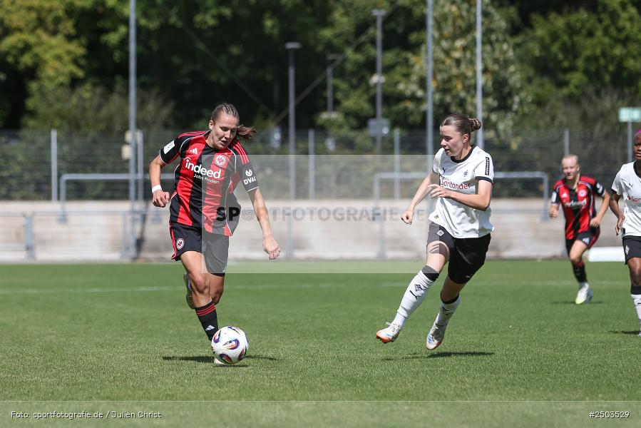 sport, action, Stadion am Brentanobad, SGE, Fussball, Frankfurt, Eintracht Frankfurt II, DFB, Borussia Mönchengladbach, BGM, 24.08.2025, 2. Frauen-Bundesliga - Bild-ID: 2503529
