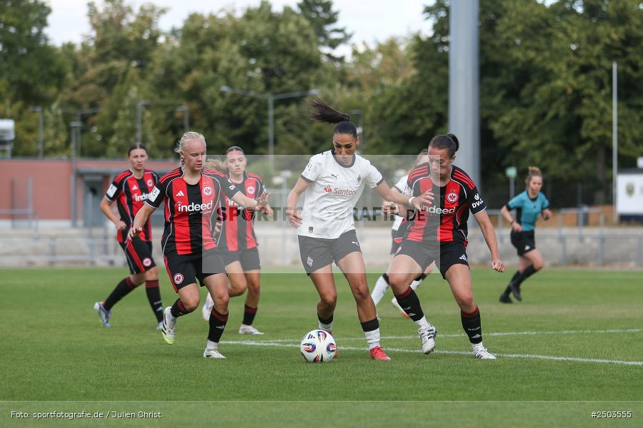 sport, action, Stadion am Brentanobad, SGE, Fussball, Frankfurt, Eintracht Frankfurt II, DFB, Borussia Mönchengladbach, BGM, 24.08.2025, 2. Frauen-Bundesliga - Bild-ID: 2503555 sport, action, Stadion am Brentanobad, SGE, Fussball, Frankfurt, Eintracht Frankfurt II, DFB, Borussia Mönchengladbach, BGM, 24.08.2025, 2. Frauen-Bundesliga - Bild-ID: 2503555