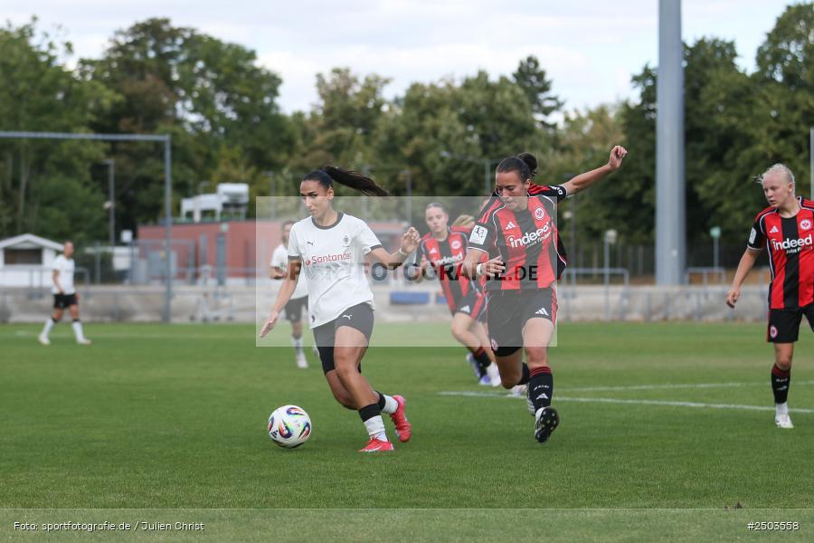 sport, action, Stadion am Brentanobad, SGE, Fussball, Frankfurt, Eintracht Frankfurt II, DFB, Borussia Mönchengladbach, BGM, 24.08.2025, 2. Frauen-Bundesliga - Bild-ID: 2503558 sport, action, Stadion am Brentanobad, SGE, Fussball, Frankfurt, Eintracht Frankfurt II, DFB, Borussia Mönchengladbach, BGM, 24.08.2025, 2. Frauen-Bundesliga - Bild-ID: 2503558
