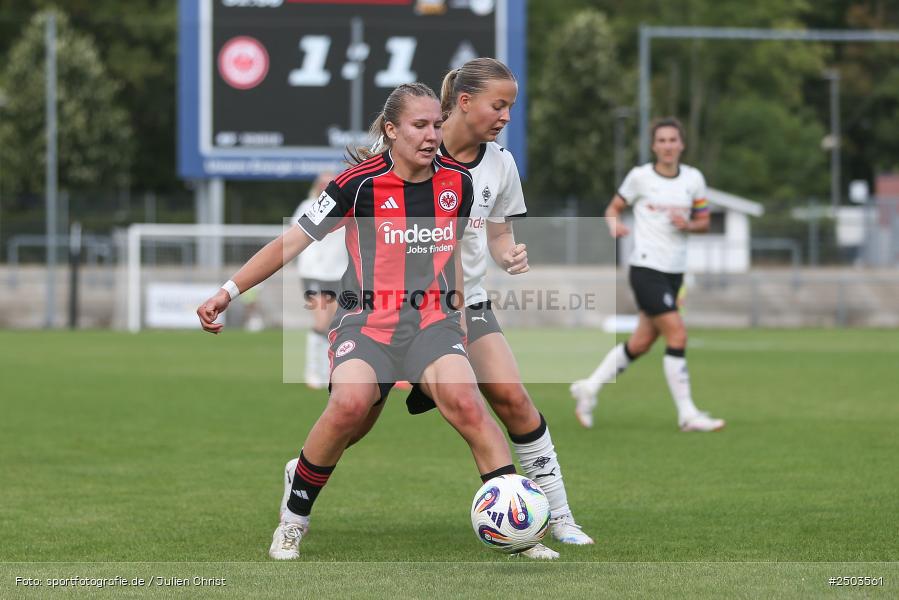 sport, action, Stadion am Brentanobad, SGE, Fussball, Frankfurt, Eintracht Frankfurt II, DFB, Borussia Mönchengladbach, BGM, 24.08.2025, 2. Frauen-Bundesliga - Bild-ID: 2503561 sport, action, Stadion am Brentanobad, SGE, Fussball, Frankfurt, Eintracht Frankfurt II, DFB, Borussia Mönchengladbach, BGM, 24.08.2025, 2. Frauen-Bundesliga - Bild-ID: 2503561