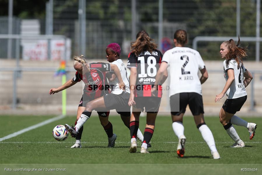 sport, action, Stadion am Brentanobad, SGE, Fussball, Frankfurt, Eintracht Frankfurt II, DFB, Borussia Mönchengladbach, BGM, 24.08.2025, 2. Frauen-Bundesliga - Bild-ID: 2503624
