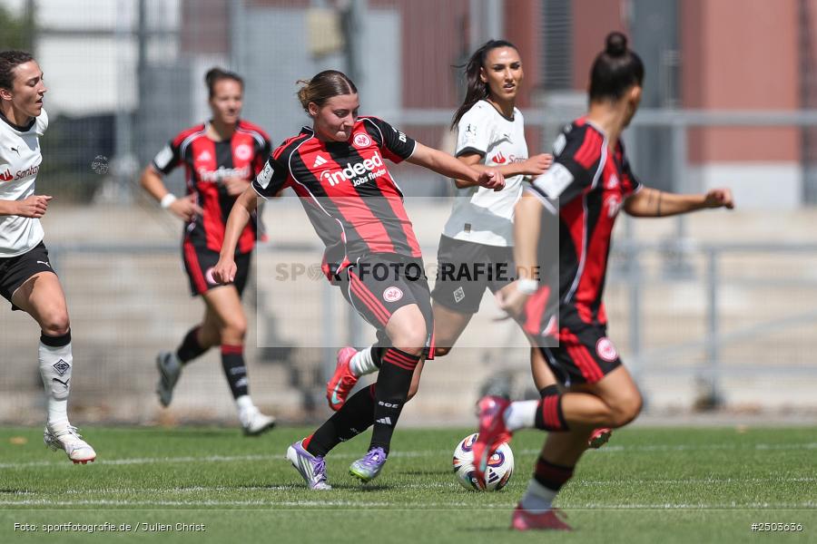 sport, action, Stadion am Brentanobad, SGE, Fussball, Frankfurt, Eintracht Frankfurt II, DFB, Borussia Mönchengladbach, BGM, 24.08.2025, 2. Frauen-Bundesliga - Bild-ID: 2503636