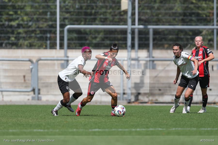 sport, action, Stadion am Brentanobad, SGE, Fussball, Frankfurt, Eintracht Frankfurt II, DFB, Borussia Mönchengladbach, BGM, 24.08.2025, 2. Frauen-Bundesliga - Bild-ID: 2503639