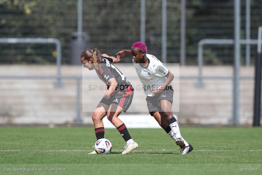 sport, action, Stadion am Brentanobad, SGE, Fussball, Frankfurt, Eintracht Frankfurt II, DFB, Borussia Mönchengladbach, BGM, 24.08.2025, 2. Frauen-Bundesliga - Bild-ID: 2503642
