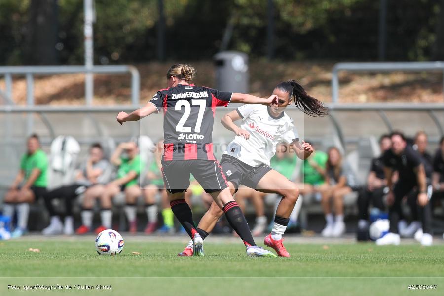 sport, action, Stadion am Brentanobad, SGE, Fussball, Frankfurt, Eintracht Frankfurt II, DFB, Borussia Mönchengladbach, BGM, 24.08.2025, 2. Frauen-Bundesliga - Bild-ID: 2503647 sport, action, Stadion am Brentanobad, SGE, Fussball, Frankfurt, Eintracht Frankfurt II, DFB, Borussia Mönchengladbach, BGM, 24.08.2025, 2. Frauen-Bundesliga - Bild-ID: 2503647