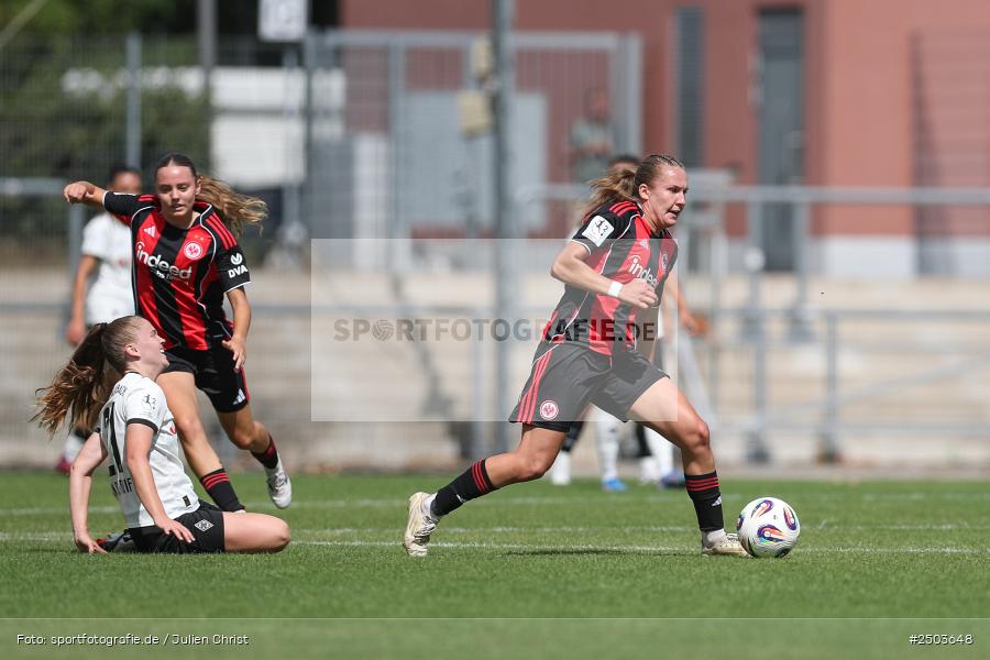 sport, action, Stadion am Brentanobad, SGE, Fussball, Frankfurt, Eintracht Frankfurt II, DFB, Borussia Mönchengladbach, BGM, 24.08.2025, 2. Frauen-Bundesliga - Bild-ID: 2503648