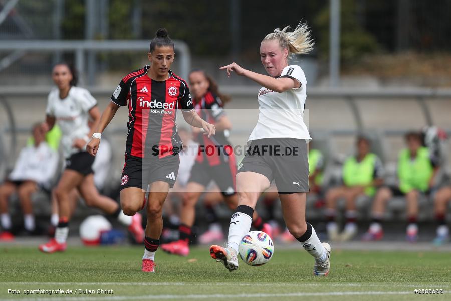 sport, action, Stadion am Brentanobad, SGE, Fussball, Frankfurt, Eintracht Frankfurt II, DFB, Borussia Mönchengladbach, BGM, 24.08.2025, 2. Frauen-Bundesliga - Bild-ID: 2503688 sport, action, Stadion am Brentanobad, SGE, Fussball, Frankfurt, Eintracht Frankfurt II, DFB, Borussia Mönchengladbach, BGM, 24.08.2025, 2. Frauen-Bundesliga - Bild-ID: 2503688
