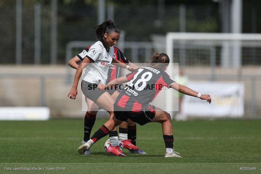 sport, action, Stadion am Brentanobad, SGE, Fussball, Frankfurt, Eintracht Frankfurt II, DFB, Borussia Mönchengladbach, BGM, 24.08.2025, 2. Frauen-Bundesliga - Bild-ID: 2503689