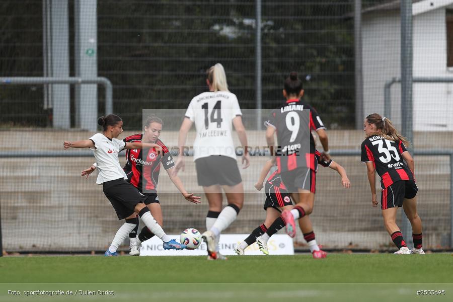 sport, action, Stadion am Brentanobad, SGE, Fussball, Frankfurt, Eintracht Frankfurt II, DFB, Borussia Mönchengladbach, BGM, 24.08.2025, 2. Frauen-Bundesliga - Bild-ID: 2503695 sport, action, Stadion am Brentanobad, SGE, Fussball, Frankfurt, Eintracht Frankfurt II, DFB, Borussia Mönchengladbach, BGM, 24.08.2025, 2. Frauen-Bundesliga - Bild-ID: 2503695
