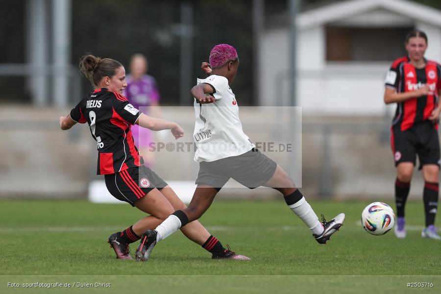 sport, action, Stadion am Brentanobad, SGE, Fussball, Frankfurt, Eintracht Frankfurt II, DFB, Borussia Mönchengladbach, BGM, 24.08.2025, 2. Frauen-Bundesliga - Bild-ID: 2503716