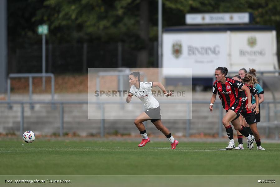 sport, action, Stadion am Brentanobad, SGE, Fussball, Frankfurt, Eintracht Frankfurt II, DFB, Borussia Mönchengladbach, BGM, 24.08.2025, 2. Frauen-Bundesliga - Bild-ID: 2503733