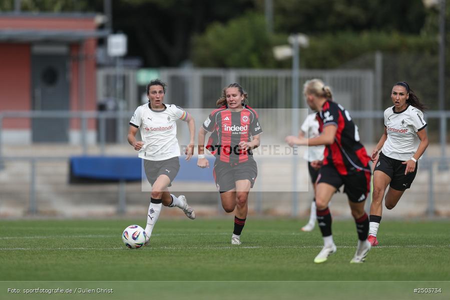 sport, action, Stadion am Brentanobad, SGE, Fussball, Frankfurt, Eintracht Frankfurt II, DFB, Borussia Mönchengladbach, BGM, 24.08.2025, 2. Frauen-Bundesliga - Bild-ID: 2503734