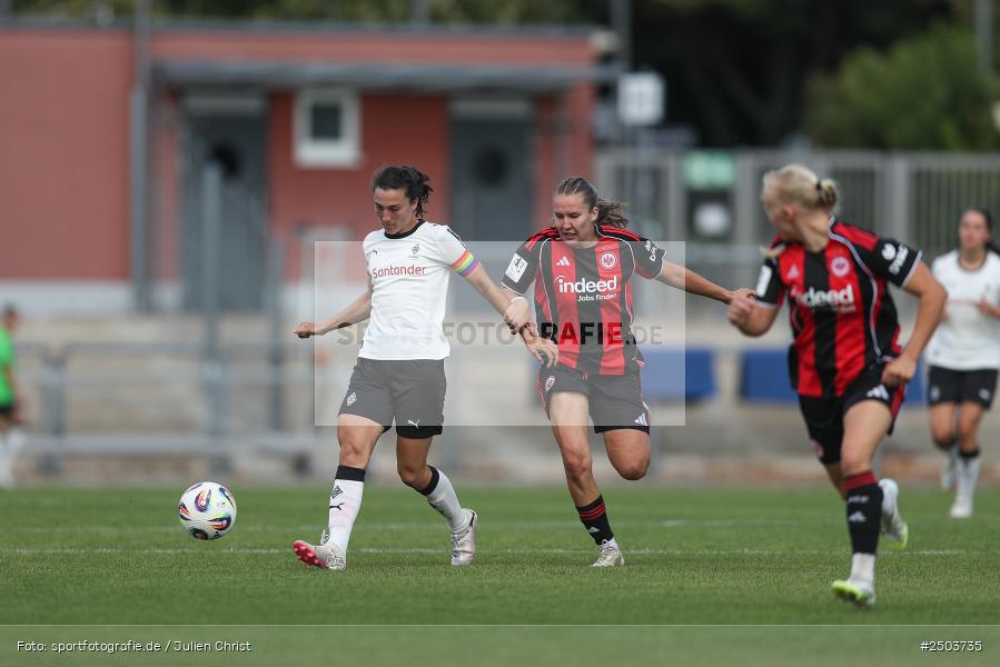 sport, action, Stadion am Brentanobad, SGE, Fussball, Frankfurt, Eintracht Frankfurt II, DFB, Borussia Mönchengladbach, BGM, 24.08.2025, 2. Frauen-Bundesliga - Bild-ID: 2503735
