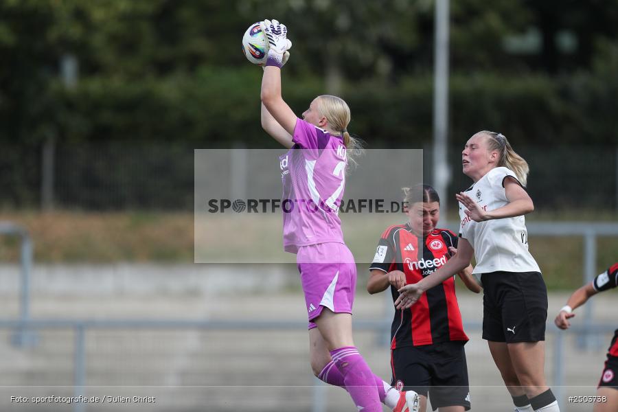 sport, action, Stadion am Brentanobad, SGE, Fussball, Frankfurt, Eintracht Frankfurt II, DFB, Borussia Mönchengladbach, BGM, 24.08.2025, 2. Frauen-Bundesliga - Bild-ID: 2503738