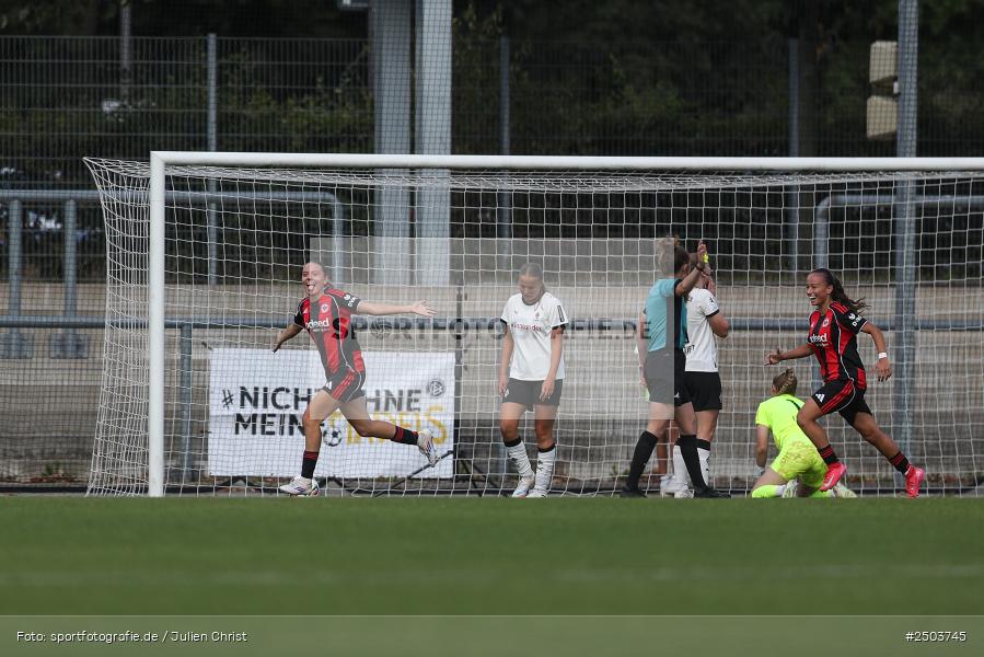 sport, action, Stadion am Brentanobad, SGE, Fussball, Frankfurt, Eintracht Frankfurt II, DFB, Borussia Mönchengladbach, BGM, 24.08.2025, 2. Frauen-Bundesliga - Bild-ID: 2503745 sport, action, Stadion am Brentanobad, SGE, Fussball, Frankfurt, Eintracht Frankfurt II, DFB, Borussia Mönchengladbach, BGM, 24.08.2025, 2. Frauen-Bundesliga - Bild-ID: 2503745
