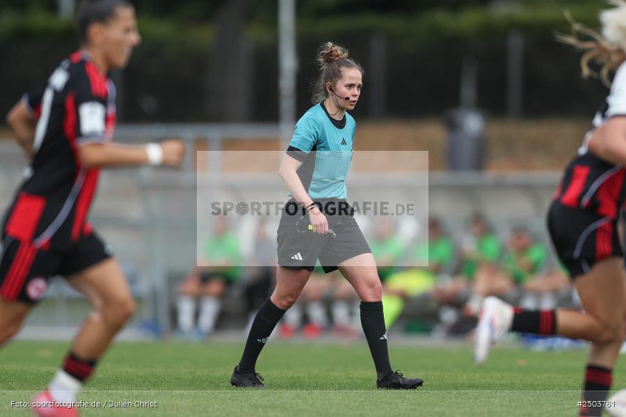 sport, action, Stadion am Brentanobad, SGE, Fussball, Frankfurt, Eintracht Frankfurt II, DFB, Borussia Mönchengladbach, BGM, 24.08.2025, 2. Frauen-Bundesliga - Bild-ID: 2503781