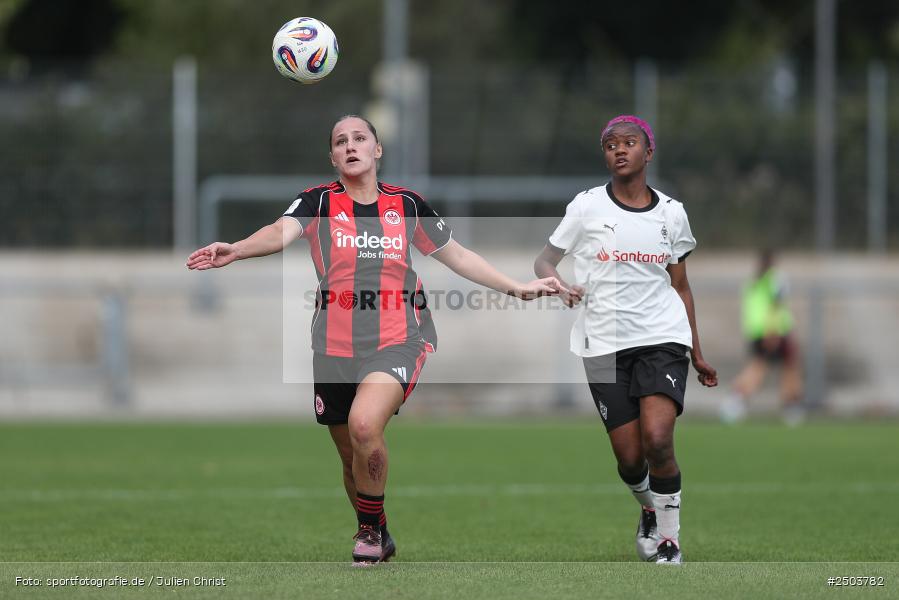 sport, action, Stadion am Brentanobad, SGE, Fussball, Frankfurt, Eintracht Frankfurt II, DFB, Borussia Mönchengladbach, BGM, 24.08.2025, 2. Frauen-Bundesliga - Bild-ID: 2503782
