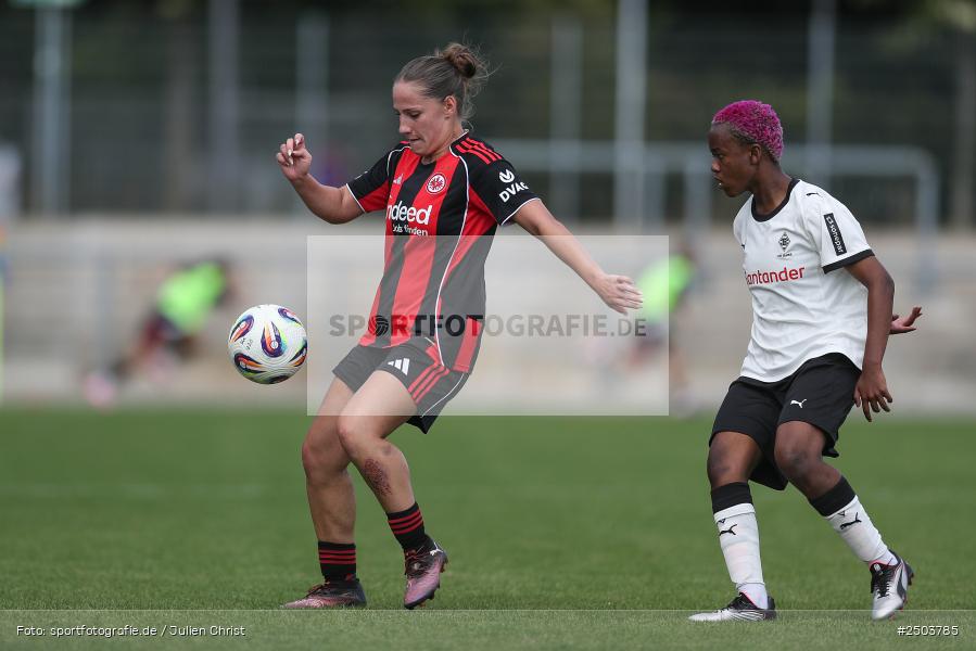 sport, action, Stadion am Brentanobad, SGE, Fussball, Frankfurt, Eintracht Frankfurt II, DFB, Borussia Mönchengladbach, BGM, 24.08.2025, 2. Frauen-Bundesliga - Bild-ID: 2503785 sport, action, Stadion am Brentanobad, SGE, Fussball, Frankfurt, Eintracht Frankfurt II, DFB, Borussia Mönchengladbach, BGM, 24.08.2025, 2. Frauen-Bundesliga - Bild-ID: 2503785