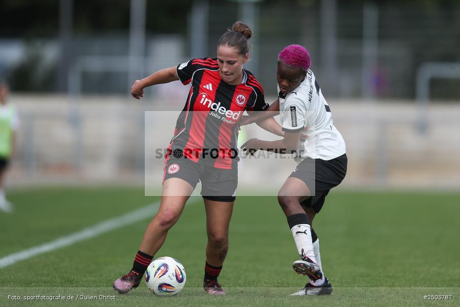 sport, action, Stadion am Brentanobad, SGE, Fussball, Frankfurt, Eintracht Frankfurt II, DFB, Borussia Mönchengladbach, BGM, 24.08.2025, 2. Frauen-Bundesliga - Bild-ID: 2503787 sport, action, Stadion am Brentanobad, SGE, Fussball, Frankfurt, Eintracht Frankfurt II, DFB, Borussia Mönchengladbach, BGM, 24.08.2025, 2. Frauen-Bundesliga - Bild-ID: 2503787