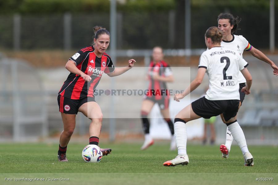 sport, action, Stadion am Brentanobad, SGE, Fussball, Frankfurt, Eintracht Frankfurt II, DFB, Borussia Mönchengladbach, BGM, 24.08.2025, 2. Frauen-Bundesliga - Bild-ID: 2503799