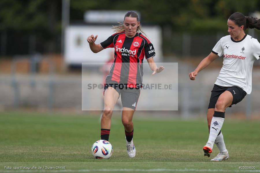 sport, action, Stadion am Brentanobad, SGE, Fussball, Frankfurt, Eintracht Frankfurt II, DFB, Borussia Mönchengladbach, BGM, 24.08.2025, 2. Frauen-Bundesliga - Bild-ID: 2503800
