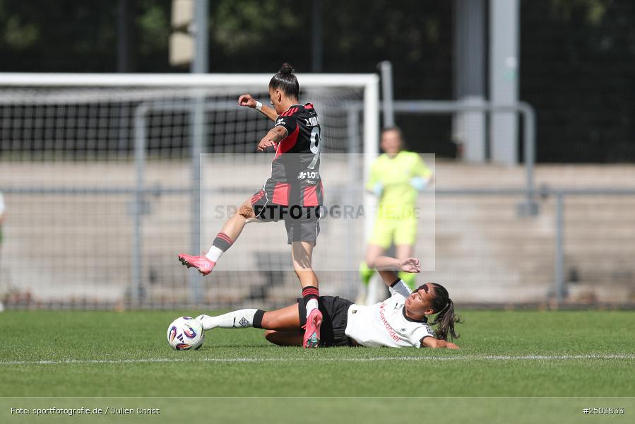 sport, action, Stadion am Brentanobad, SGE, Fussball, Frankfurt, Eintracht Frankfurt II, DFB, Borussia Mönchengladbach, BGM, 24.08.2025, 2. Frauen-Bundesliga - Bild-ID: 2503833