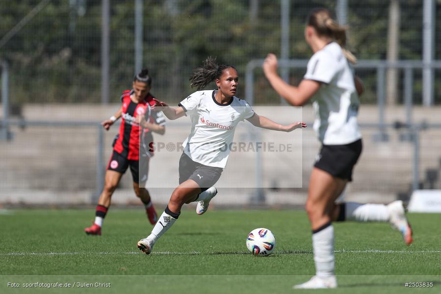 sport, action, Stadion am Brentanobad, SGE, Fussball, Frankfurt, Eintracht Frankfurt II, DFB, Borussia Mönchengladbach, BGM, 24.08.2025, 2. Frauen-Bundesliga - Bild-ID: 2503835 sport, action, Stadion am Brentanobad, SGE, Fussball, Frankfurt, Eintracht Frankfurt II, DFB, Borussia Mönchengladbach, BGM, 24.08.2025, 2. Frauen-Bundesliga - Bild-ID: 2503835