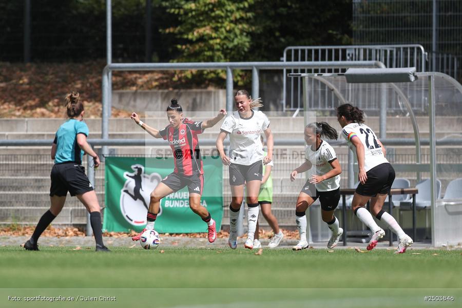 sport, action, Stadion am Brentanobad, SGE, Fussball, Frankfurt, Eintracht Frankfurt II, DFB, Borussia Mönchengladbach, BGM, 24.08.2025, 2. Frauen-Bundesliga - Bild-ID: 2503846 sport, action, Stadion am Brentanobad, SGE, Fussball, Frankfurt, Eintracht Frankfurt II, DFB, Borussia Mönchengladbach, BGM, 24.08.2025, 2. Frauen-Bundesliga - Bild-ID: 2503846