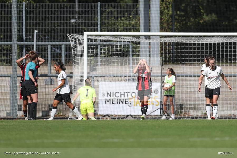 sport, action, Stadion am Brentanobad, SGE, Fussball, Frankfurt, Eintracht Frankfurt II, DFB, Borussia Mönchengladbach, BGM, 24.08.2025, 2. Frauen-Bundesliga - Bild-ID: 2503851 sport, action, Stadion am Brentanobad, SGE, Fussball, Frankfurt, Eintracht Frankfurt II, DFB, Borussia Mönchengladbach, BGM, 24.08.2025, 2. Frauen-Bundesliga - Bild-ID: 2503851
