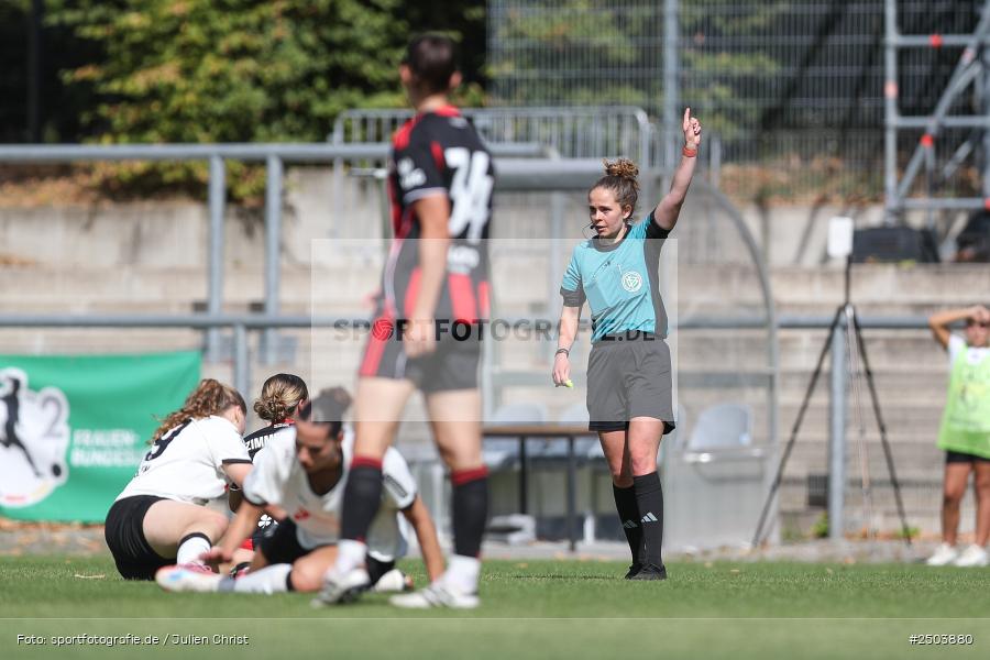 sport, action, Stadion am Brentanobad, SGE, Fussball, Frankfurt, Eintracht Frankfurt II, DFB, Borussia Mönchengladbach, BGM, 24.08.2025, 2. Frauen-Bundesliga - Bild-ID: 2503880