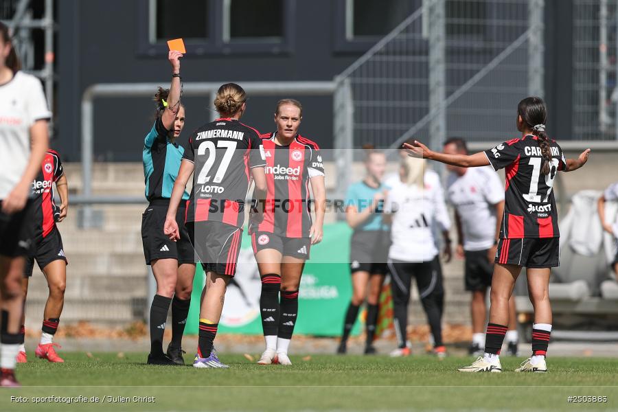 sport, action, Stadion am Brentanobad, SGE, Fussball, Frankfurt, Eintracht Frankfurt II, DFB, Borussia Mönchengladbach, BGM, 24.08.2025, 2. Frauen-Bundesliga - Bild-ID: 2503883