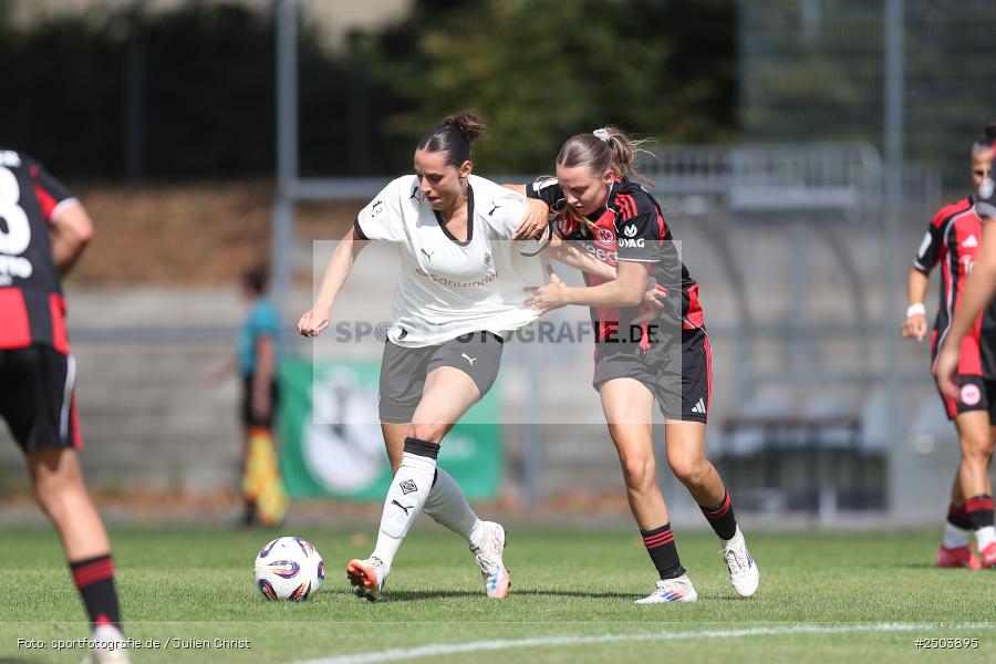 sport, action, Stadion am Brentanobad, SGE, Fussball, Frankfurt, Eintracht Frankfurt II, DFB, Borussia Mönchengladbach, BGM, 24.08.2025, 2. Frauen-Bundesliga - Bild-ID: 2503895