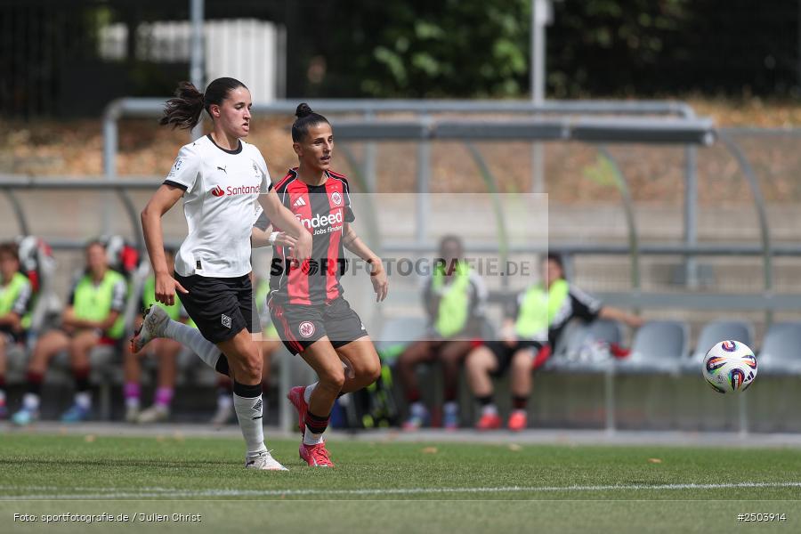 sport, action, Stadion am Brentanobad, SGE, Fussball, Frankfurt, Eintracht Frankfurt II, DFB, Borussia Mönchengladbach, BGM, 24.08.2025, 2. Frauen-Bundesliga - Bild-ID: 2503914