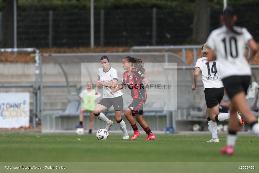 sport, action, Stadion am Brentanobad, SGE, Fussball, Frankfurt, Eintracht Frankfurt II, DFB, Borussia Mönchengladbach, BGM, 24.08.2025, 2. Frauen-Bundesliga - Bild-ID: 2503920 sport, action, Stadion am Brentanobad, SGE, Fussball, Frankfurt, Eintracht Frankfurt II, DFB, Borussia Mönchengladbach, BGM, 24.08.2025, 2. Frauen-Bundesliga - Bild-ID: 2503920