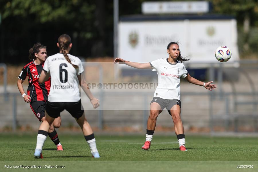 sport, action, Stadion am Brentanobad, SGE, Fussball, Frankfurt, Eintracht Frankfurt II, DFB, Borussia Mönchengladbach, BGM, 24.08.2025, 2. Frauen-Bundesliga - Bild-ID: 2503930