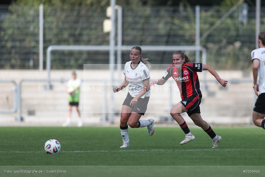 sport, action, Stadion am Brentanobad, SGE, Fussball, Frankfurt, Eintracht Frankfurt II, DFB, Borussia Mönchengladbach, BGM, 24.08.2025, 2. Frauen-Bundesliga - Bild-ID: 2503960 sport, action, Stadion am Brentanobad, SGE, Fussball, Frankfurt, Eintracht Frankfurt II, DFB, Borussia Mönchengladbach, BGM, 24.08.2025, 2. Frauen-Bundesliga - Bild-ID: 2503960