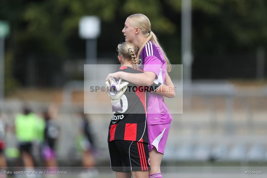 sport, action, Stadion am Brentanobad, SGE, Fussball, Frankfurt, Eintracht Frankfurt II, DFB, Borussia Mönchengladbach, BGM, 24.08.2025, 2. Frauen-Bundesliga - Bild-ID: 2504003