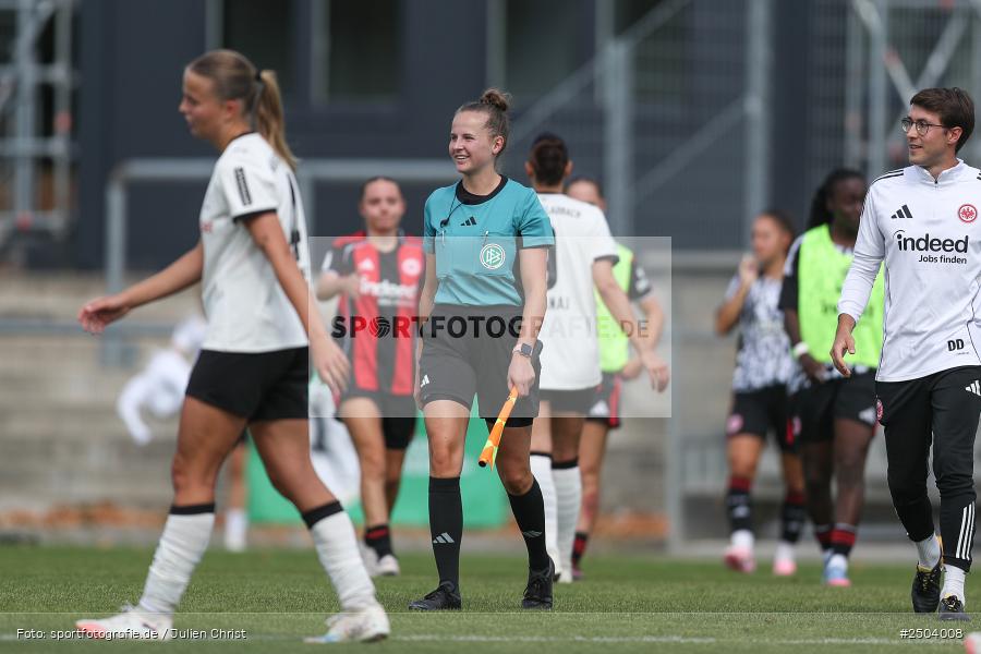 sport, action, Stadion am Brentanobad, SGE, Fussball, Frankfurt, Eintracht Frankfurt II, DFB, Borussia Mönchengladbach, BGM, 24.08.2025, 2. Frauen-Bundesliga - Bild-ID: 2504008
