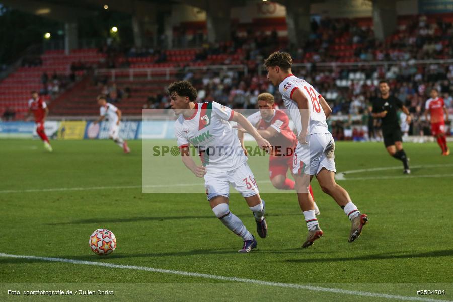 sport, action, Würzburg, Regionalliga Bayern, Fussball, FWK, FCA, FC Würzburger Kickers, FC Augsburg II, BFV, AKON Arena, 6. Spieltag, 29.08.2025 - Bild-ID: 2504784