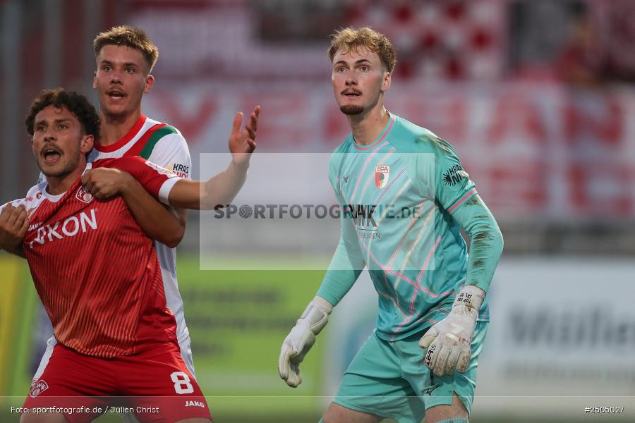 sport, action, Würzburg, Regionalliga Bayern, Fussball, FWK, FCA, FC Würzburger Kickers, FC Augsburg II, BFV, AKON Arena, 6. Spieltag, 29.08.2025 - Bild-ID: 2505027