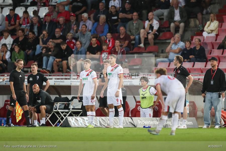 sport, action, Würzburg, Regionalliga Bayern, Fussball, FWK, FCA, FC Würzburger Kickers, FC Augsburg II, BFV, AKON Arena, 6. Spieltag, 29.08.2025 - Bild-ID: 2505071