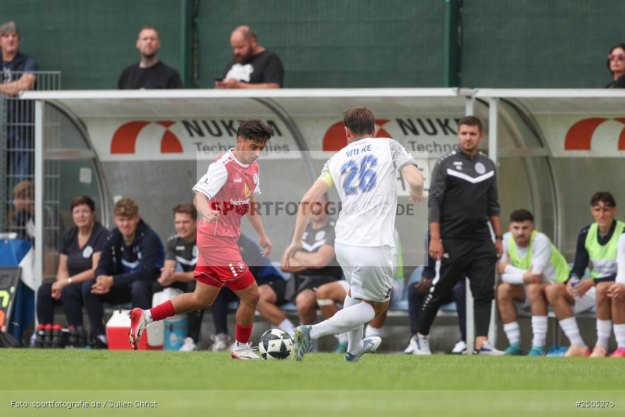 sport, action, Regionalliga Südwest, Mairec Arena, KSV Hessen Kassel, KSV, Fussball, FCB, FC Bayern Alzenau, Alzenau, 5. Spieltag, 30.08.2025 - Bild-ID: 2505276