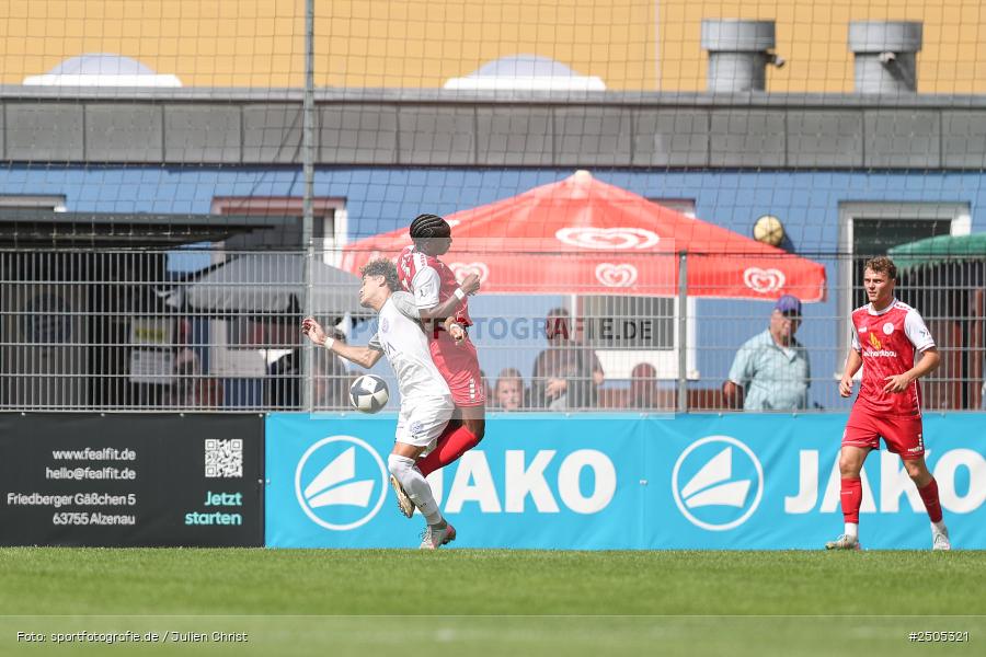 sport, action, Regionalliga Südwest, Mairec Arena, KSV Hessen Kassel, KSV, Fussball, FCB, FC Bayern Alzenau, Alzenau, 5. Spieltag, 30.08.2025 - Bild-ID: 2505321
