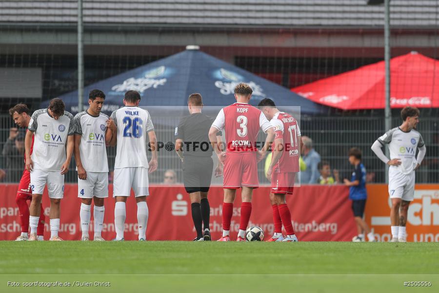sport, action, Regionalliga Südwest, Mairec Arena, KSV Hessen Kassel, KSV, Fussball, FCB, FC Bayern Alzenau, Alzenau, 5. Spieltag, 30.08.2025 - Bild-ID: 2505556