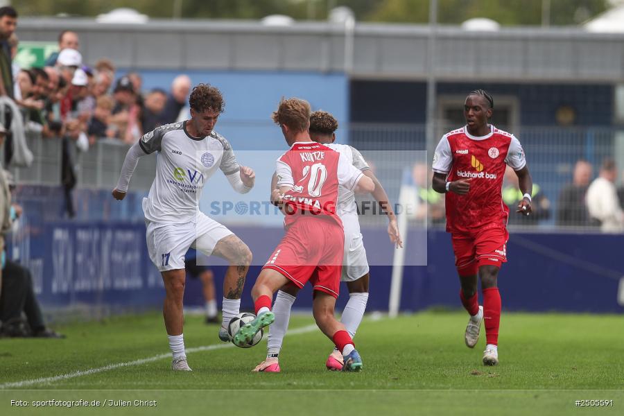 sport, action, Regionalliga Südwest, Mairec Arena, KSV Hessen Kassel, KSV, Fussball, FCB, FC Bayern Alzenau, Alzenau, 5. Spieltag, 30.08.2025 - Bild-ID: 2505591
