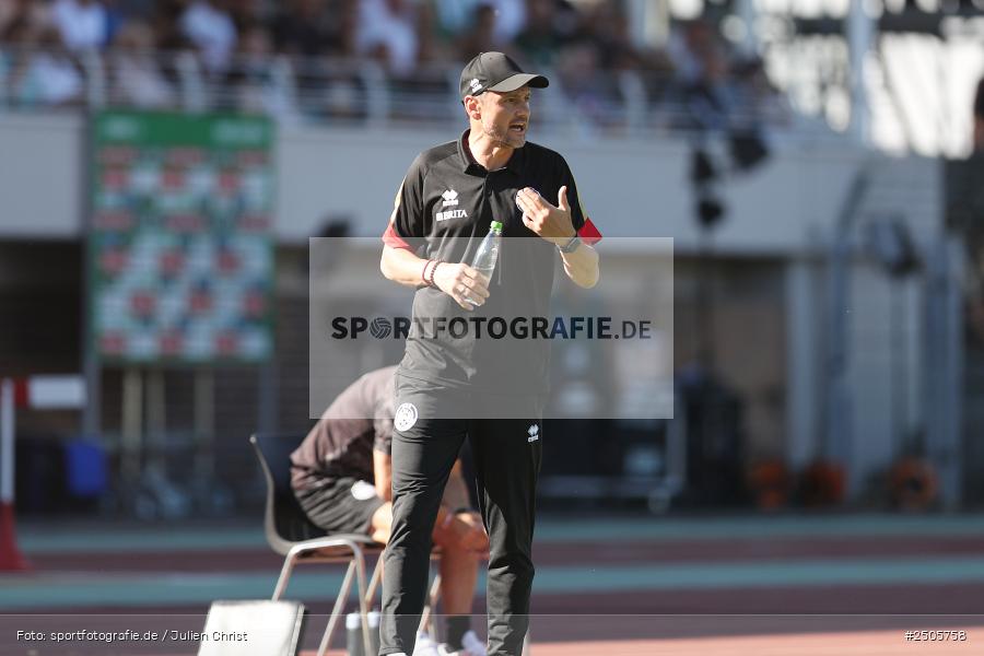 Sachs-Stadion, Schweinfurt, 31.08.2025, sport, action, Fussball, DFB, 4. Spieltag, 3. Liga, SVW, FCS, SV Wehen Wiesbaden, 1. FC Schweinfurt 1905 - Bild-ID: 2505758